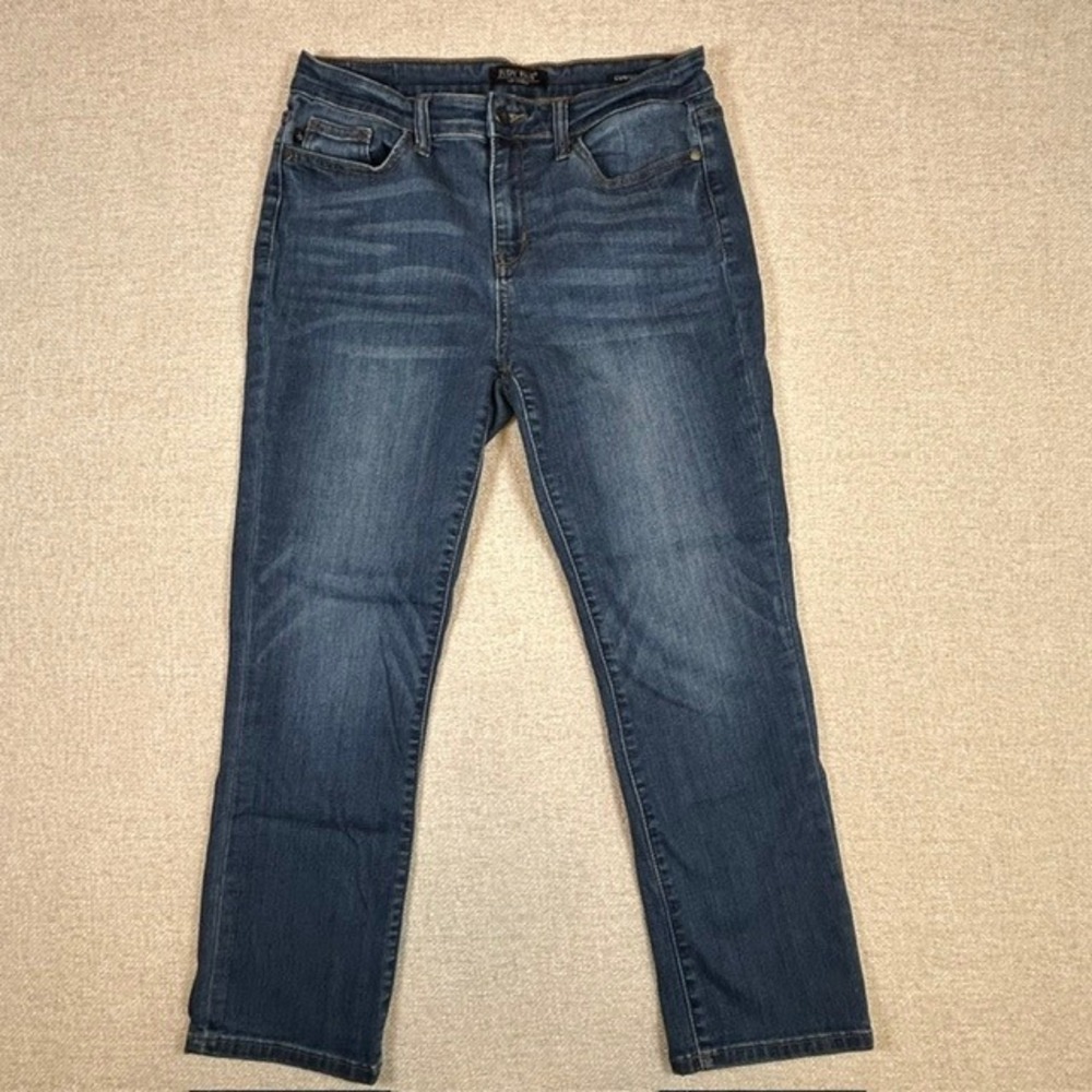 Judy Blue Women's Capri Fit Dark Wash Denim Stretch Jeans 9/29 JB82154DK Crop